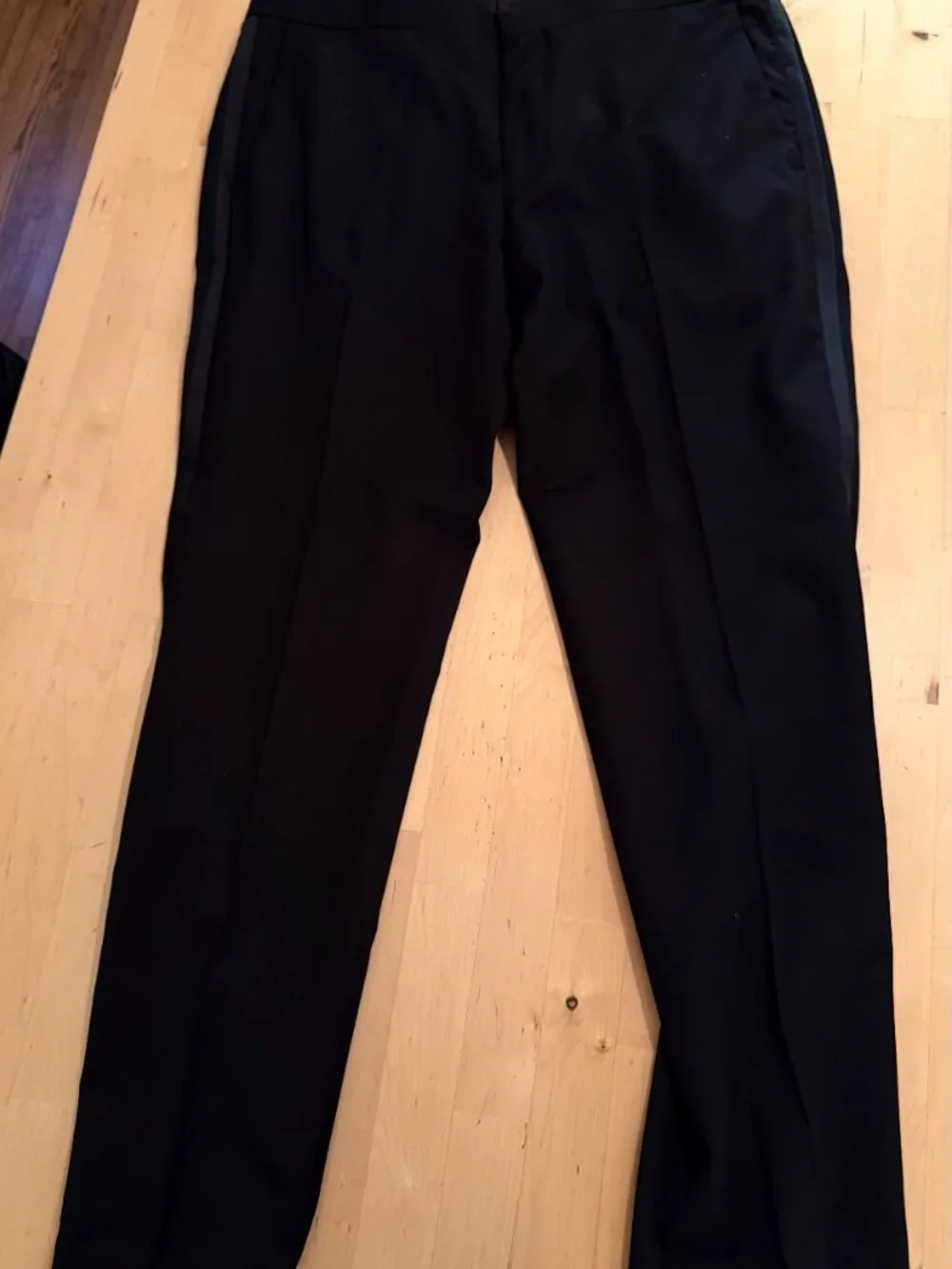 J. Crew Men's Black Tuxedo Jacket & Pants in Italian Wool